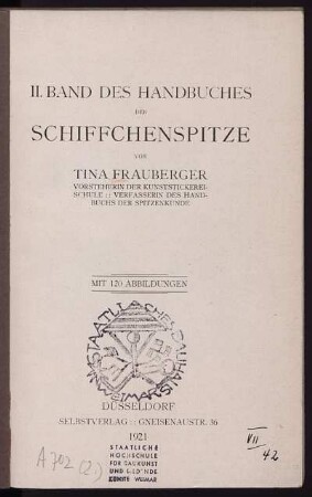 Bd. 2: Handbuch der Schiffchenspitze