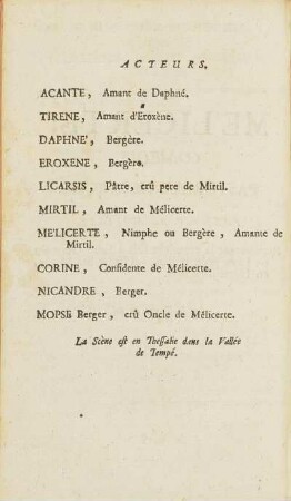 Acteurs.