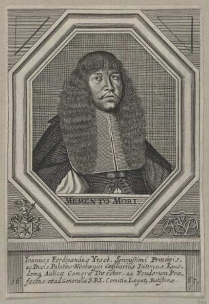 Bildnis des Ioannes Ferdinandus Yrsch