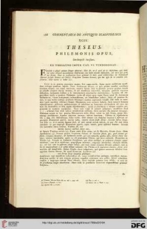XCIV. Theseus / XCIV. Teseo
