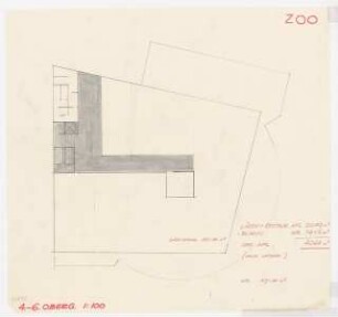 Geschäftshaus Joachimstaler Straße 1, Berlin-Charlottenburg: Grundriss 4. bis 6. OG, 1:100