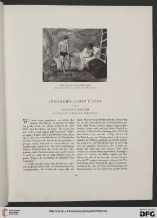 Fünfzehn Jahre Lügen: Deutsch von Eberhard Nebelthau