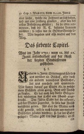 Das siebente Capitel – Das achte Capitel