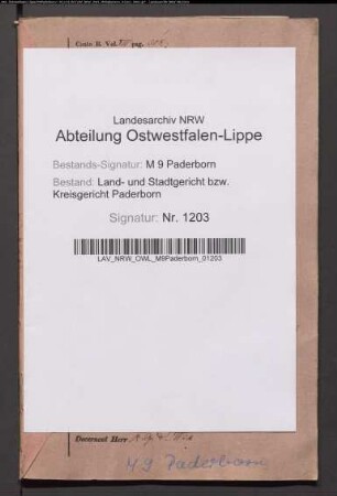 Erblasser: Thiele, Wilhelm: