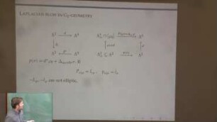 A geometric flow of Balanced metrics