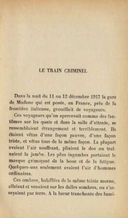 Le train criminel