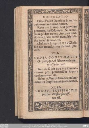 XLII. Christi Satisfactio pro peccatis sine fine efficax est.