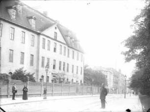 Poststraße. Poststraße 12 "Alte Bürgerschule", Poststraße 13, Poststraße17 Baustellen, Rathausstraße 18 (Baensch Porzellan)