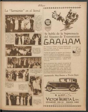 La "Sarmiento" en el litoral