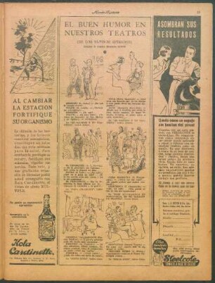 El buen humor en nuestros teatros [Caricaturas] : (De los últimos estrenos)