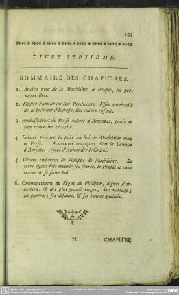 Livre Septieme