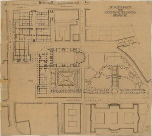 Fischer, Theodor; Köln; Werkbundausstellung, Wandelhalle - Grundriss