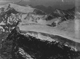 Hoher Sonnblick : Der Hohe Sonnblick östlich des Großglockner.