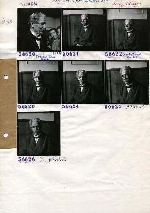 Portraitserie Albert Schweitzer