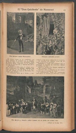 El "Don Quichotte" de Massenet
