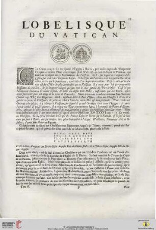L’Obelisque du Vatican