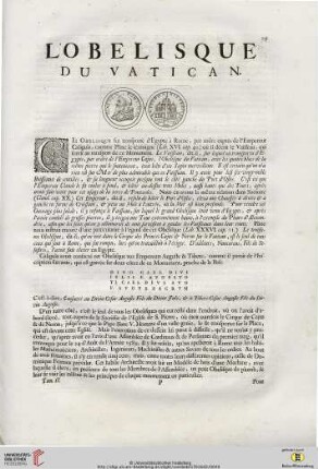 L’Obelisque du Vatican
