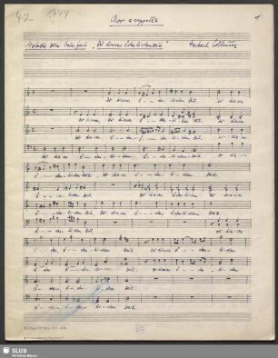 Notenhandschrift