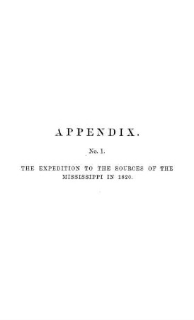 APPENDIX NO. 1