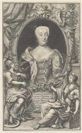 Bildnis der Sophia Carolina von Oost-Friesland