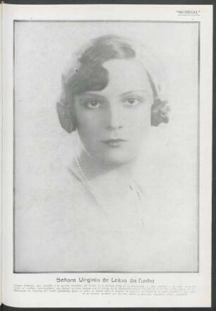 Señora Virginia de Leitao da Cunha