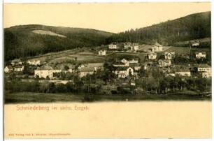 Schmiedeberg. Blick auf Schmiedeberg