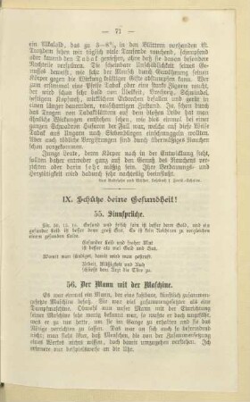 IX. Schütze deine Gesundheit!