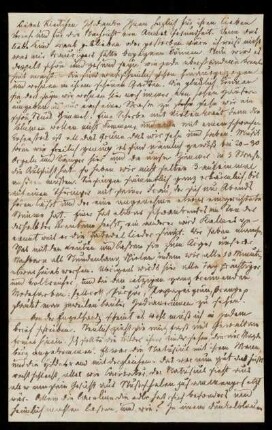 Brief von Wilhelm Grimm an Friederike von Raumer