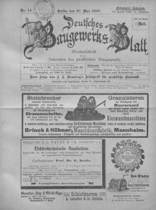 58. Jahrgang. Nr. 14.