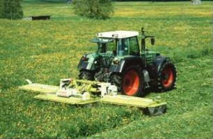 Fotografie: Futtererntetechnik, Mähwerk, Scheibenmähwerk, Rückfahreinrichtung