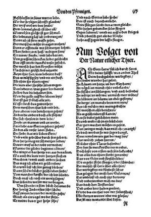 Nun Volget von Der Natur etlicher Thier
