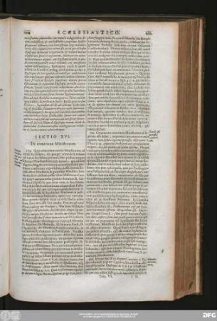 Sectio XVI. De remotione Ministrorum.