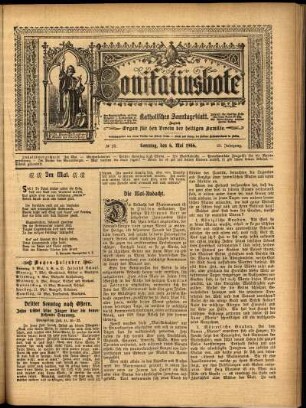 Erste Ausgabe vom Sonntag, den 06. Mai 1906.