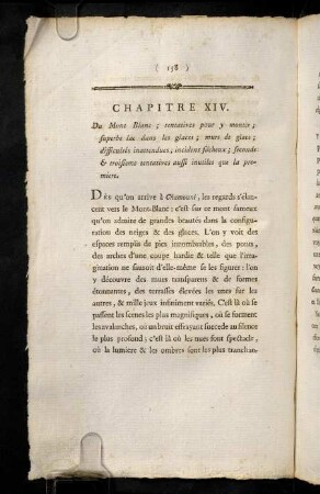 158-169, XIV. Du Mont - Blanc; ...