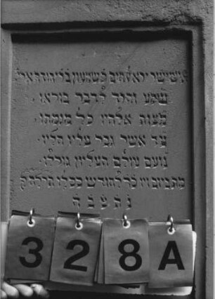 Grabstein 328 [Hahn S. 198 Grab-Nr. 250]: Grabstein 328 A [Hahn S. 198 Grab-Nr. 250]