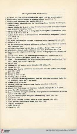 Bibliographische Anmerkungen