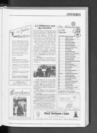 3,2 Millionen von der HASPA