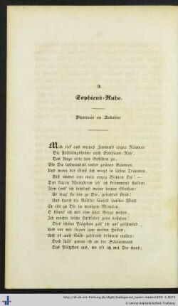 9. Sophiens-Ruhe.