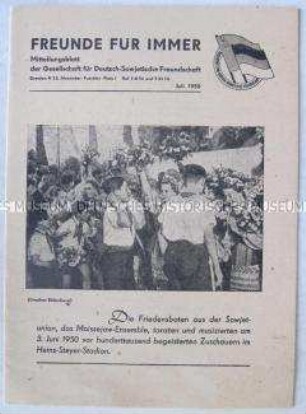 Mitteilungsblatt der Gesellschaft für Deutsch-Sowjetische Freundschaft im Kreis Dresden