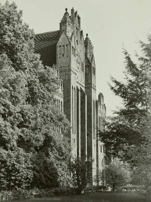 Kloster Chorin, Westfassade der Klosterkirche von Nordwesten