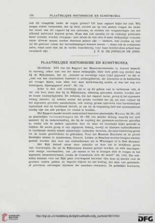3.Ser. 1.1921: Plaatselijke Historische en Kunstmusea