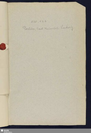 125-126. Pölitz, Karl Heinrich Ludwig