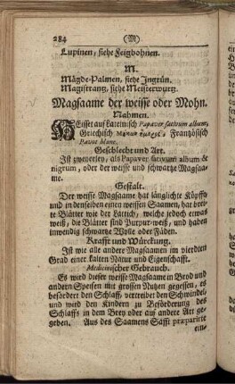 M. Mägde- Palmen. - Myrthen- baum/ Welsch- Heydelbeeren.