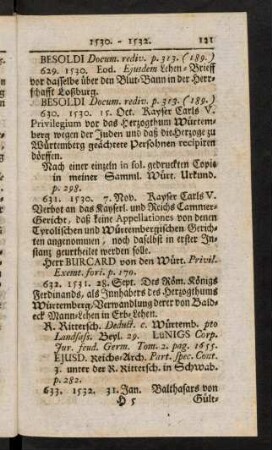 121-131, 1530 - 1575