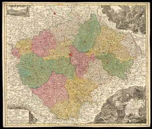 Mappa Geographica totius Regni Bohemiae