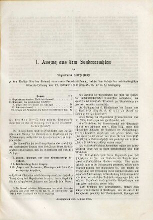 Eine Privat-Enquete über Gewerbefreiheit und Hausirhandel, eingeleitet von Moriz Mohl
