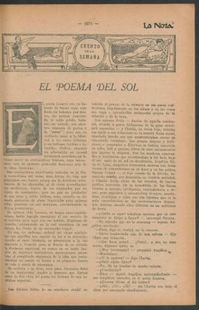 Cuento de la semana : El poema del sol