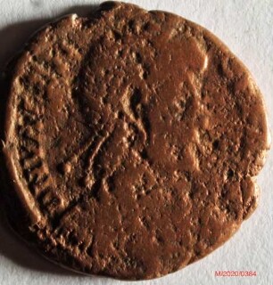 Römische Münze, Nominal Centenionalis, Prägeherr Valens, Prägeort nicht bestimmbar, Original