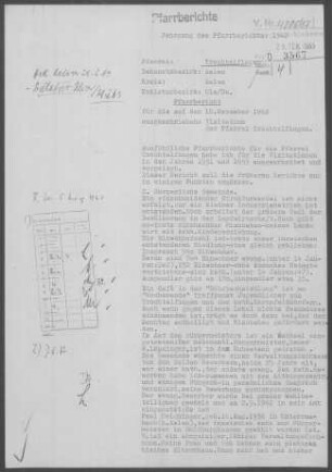 Trochtelfingen: Pfarrbericht 1962
