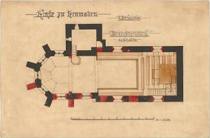 Dolmetsch, Heinrich; Heumaden; Ev. Pfarrkirche, Restaurierung - Borkirchen (Grundriss)